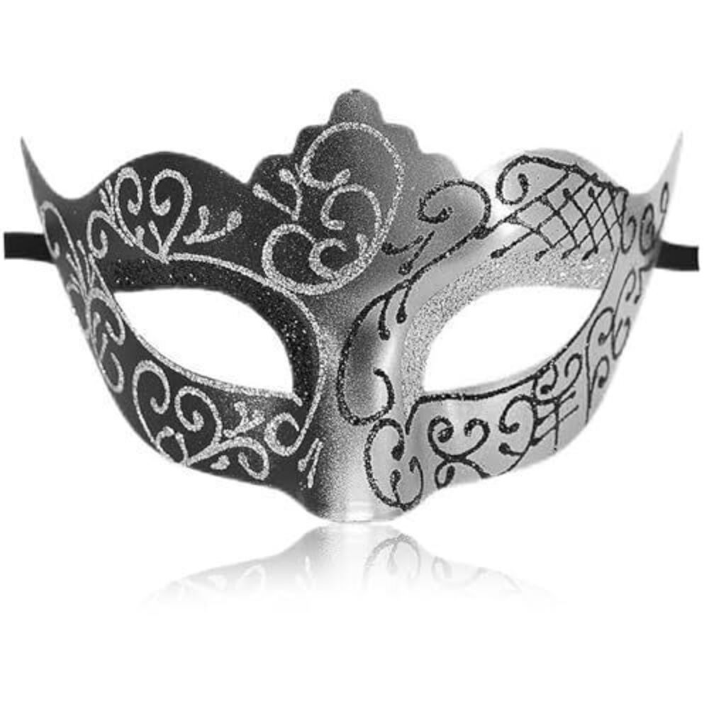 8617 Masquerade Mask Couple Masks for Ventian Halloween Carnival Mardi Gras